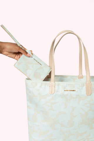 AM TOTE- NUDE HIBISCUS