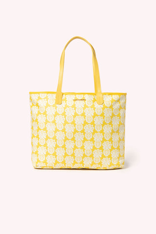 AM TOTE- GOLDEN YELLOW PINEAPPLE