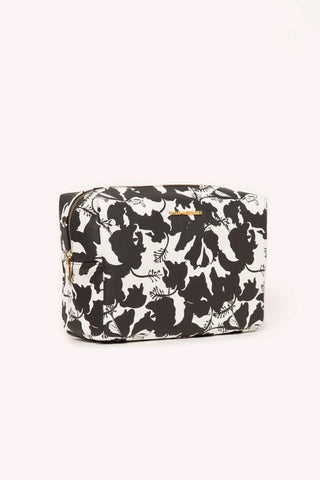 TOILETRY BAG- BLACK HIBISCUS