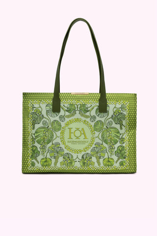 Seagrape Garden Gift Set - XL Nylon Tote + Wallet + Potcake Keychain