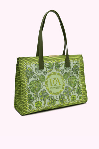 Seagrape Garden Gift Set - XL Nylon Tote + Wallet + Potcake Keychain