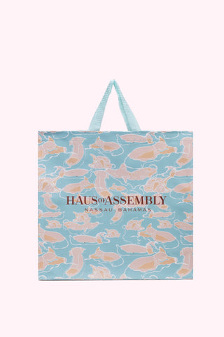 The Everyday Eco Tote in - Swimming Pigs