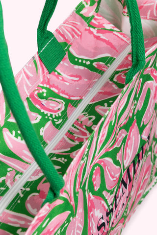Golden Ivy Bloom Gift Set – XL Tote + Zipper Pouch
