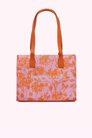 Japanese Hibiscus Medium Tote Gift Set (Sunset Coral & Pink Sand)