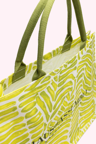 XL Canvas Tote Bag - Frond Cascade (Island Fern)