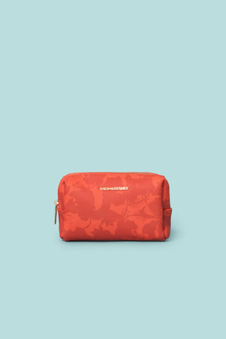 MAKEUP BAG- Red Hibiscus