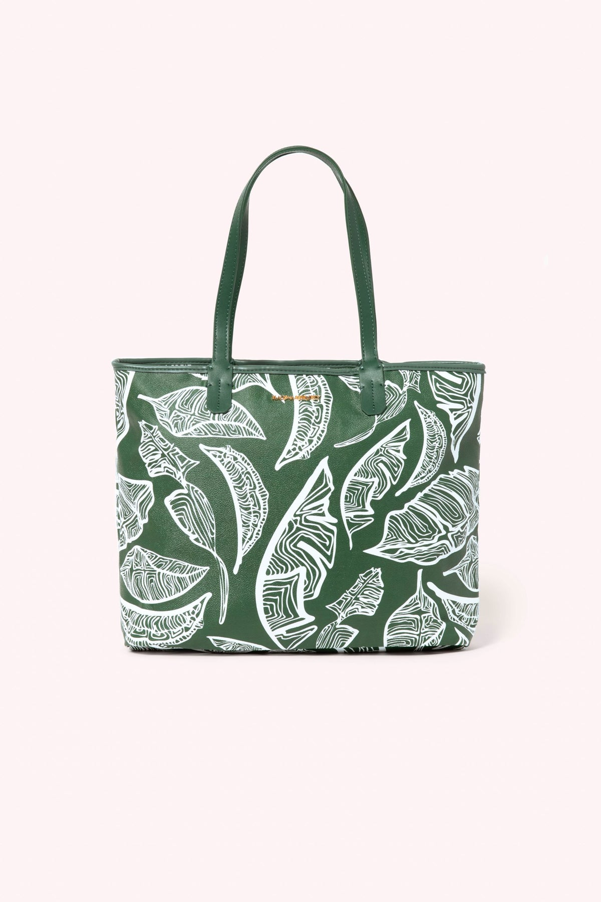 AM TOTE- EMERALD GREEN BANANA LEAVES – Haus of Assembly