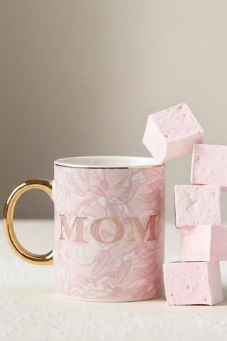 MOM Mug with Swimming Turtles