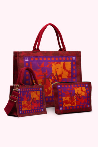 Hibiscus Quartet Gift Set - Sangria Palette (3-Piece)