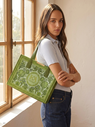 Seagrape Garden Gift Set - Medium Tote + Wallet + Potcake Keychain