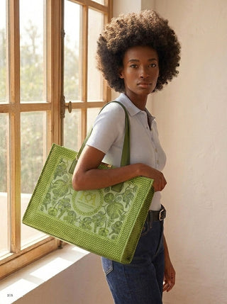 Seagrape Garden Gift Set - XL Nylon Tote + Wallet + Potcake Keychain