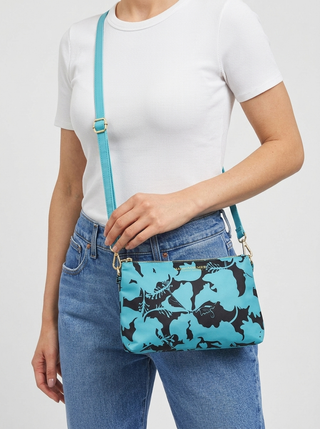 Hibiscus Nylon Crossbody