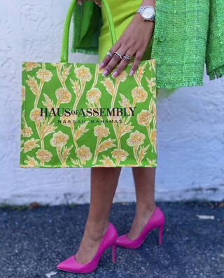 Ivy Leaf Silhouette XL Tote
