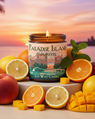 Paradise Island Prosecco 8 oz Soy Wax Candle