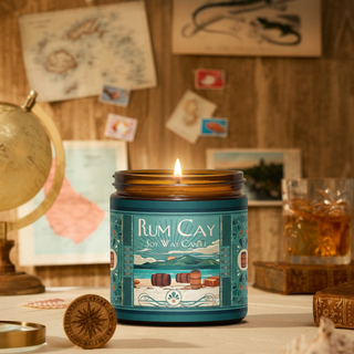 Rum Cay 8 oz Soy Wax Candle