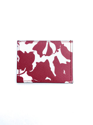 Card wallet - burgundy - Hausofassembly
